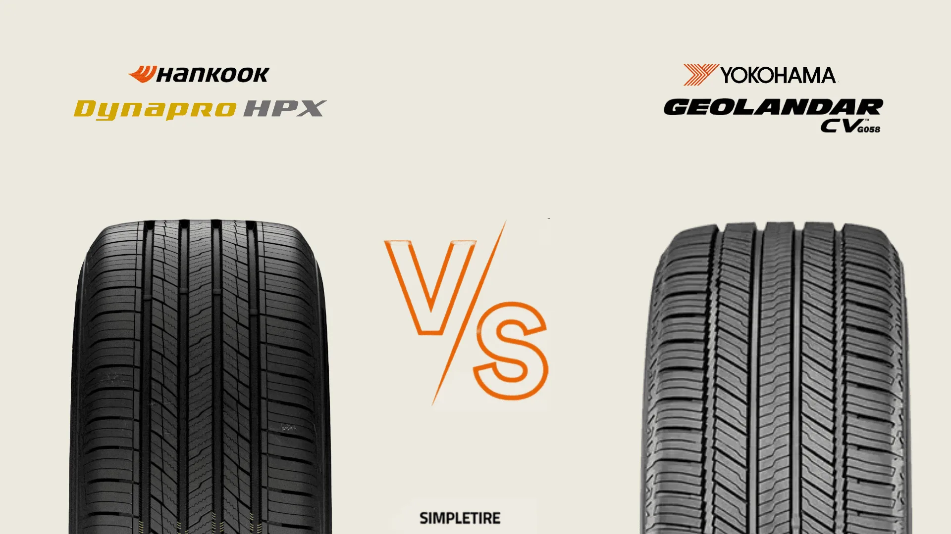 Hankook Dynapro HPX RA43 vs Yokohama Geolandar CV G058 tires